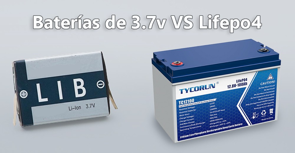 3.7v batteries VS Lifepo4