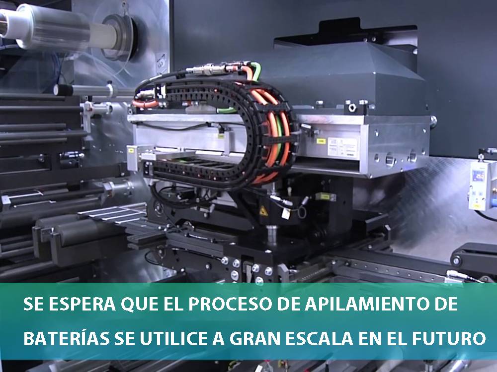 Cell stacking process is expected to be used on a large scale in the future