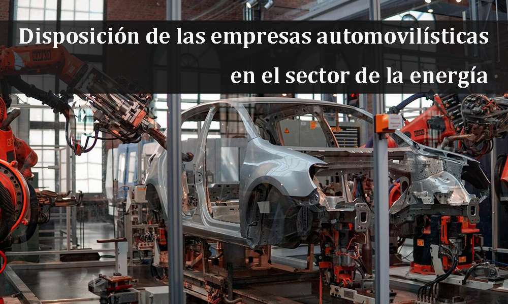 Energy industry layout of car companies