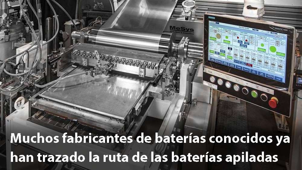 Many well-known battery manufacturers have laid out the stacked-cell route