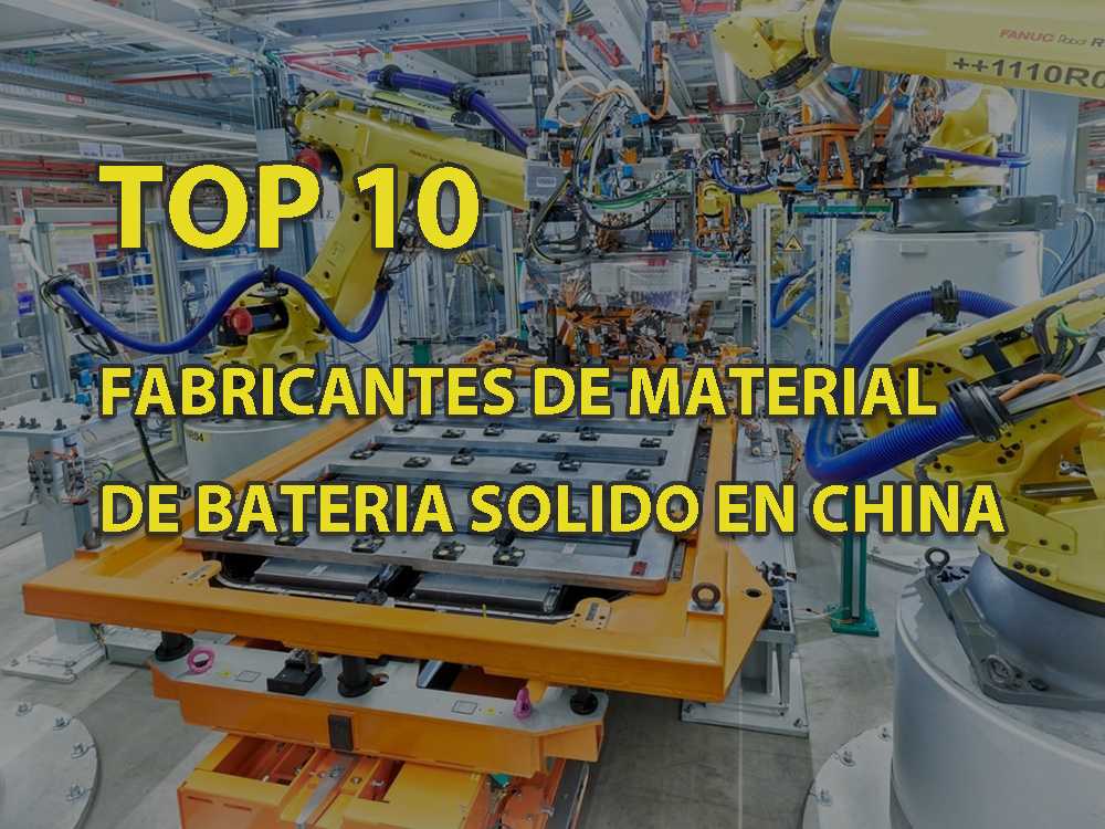 Top 10 Solid Battery Material Manufacturers in China