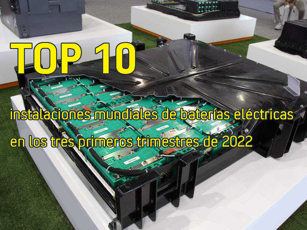 Top 10 global installed power battery capacity in the first three quarters of 2022