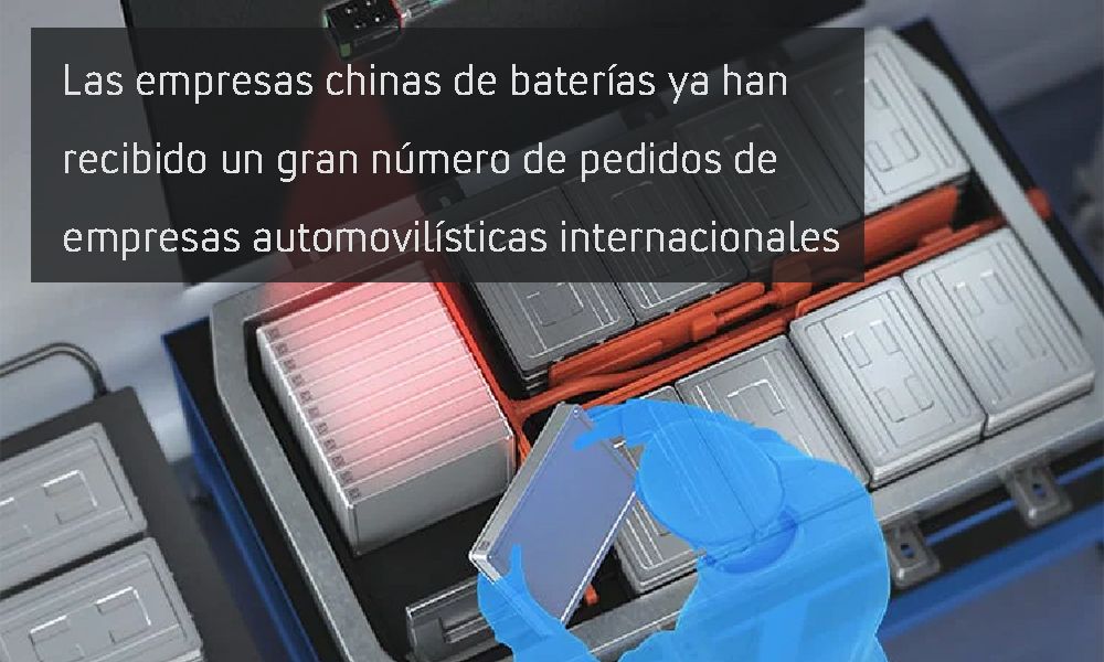 Chinese battery companies have received a large number of orders from international car companies