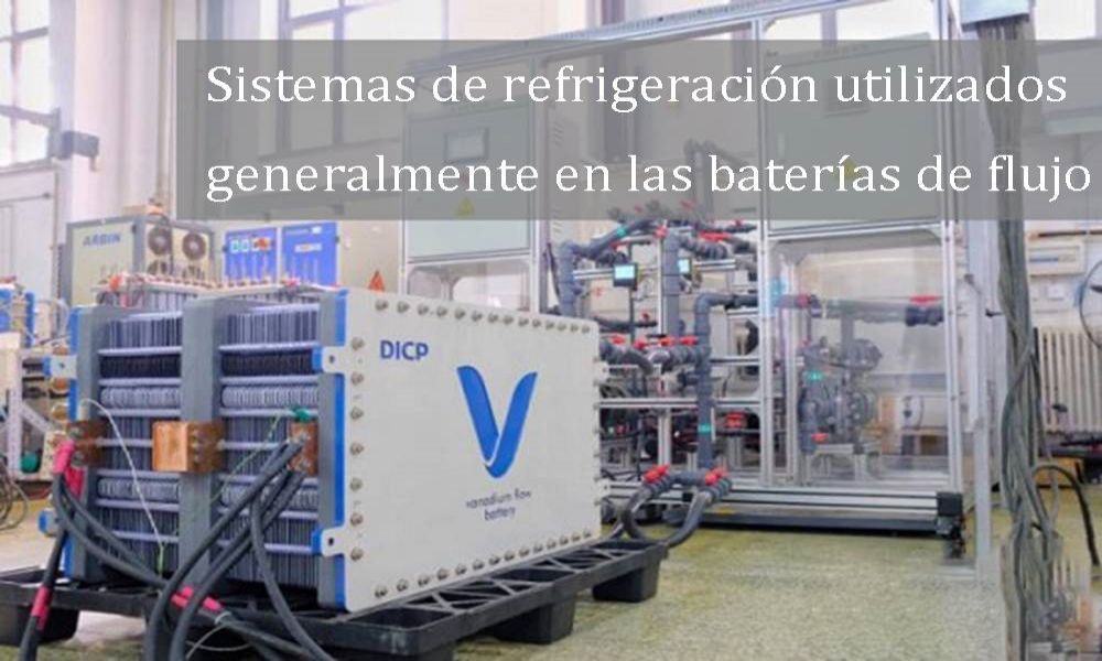 Cooling systems generally used in liquid flow batteries