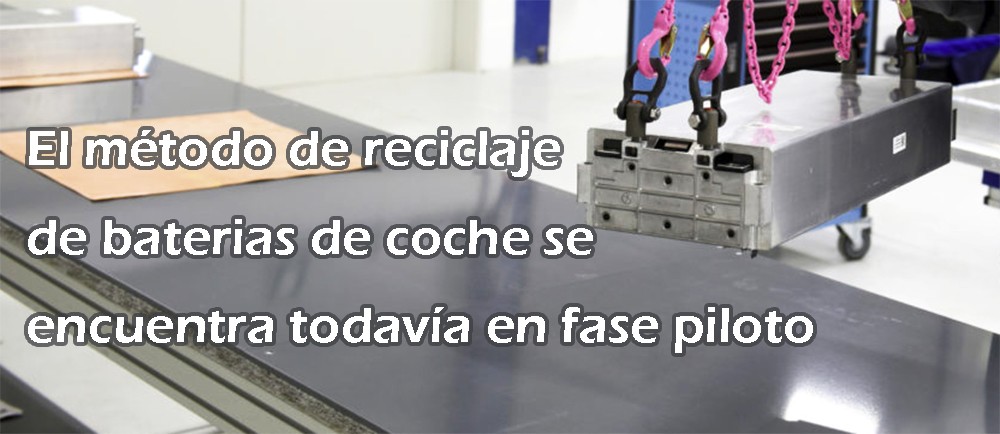 Gradient use of automotive battery recycling method is still in the pilot stage