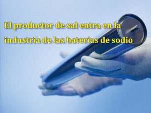 Salt maker enters sodium battery industry