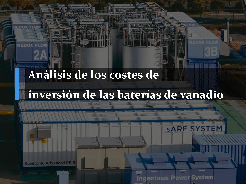 Vanadium battery investment cost analysis