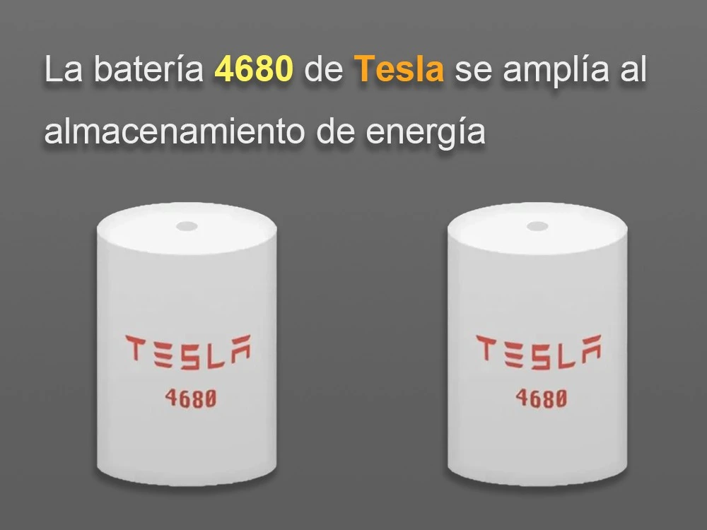 La batería 4680 de Tesla se amplía al almacenamiento de energía