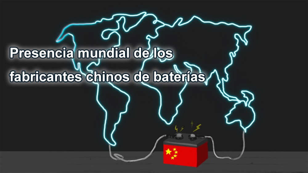 Presencia mundial de los fabricantes chinos de baterías