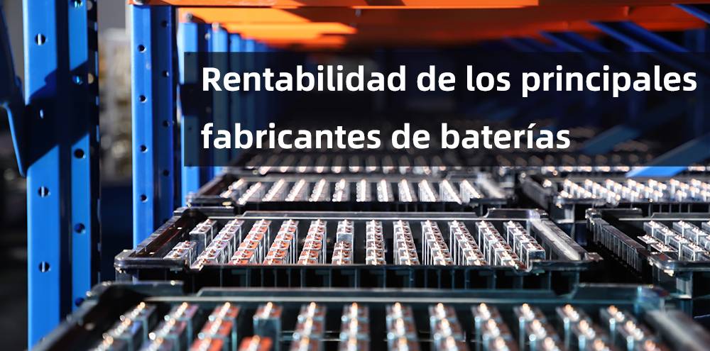 Rentabilidad de los principales fabricantes de baterías
