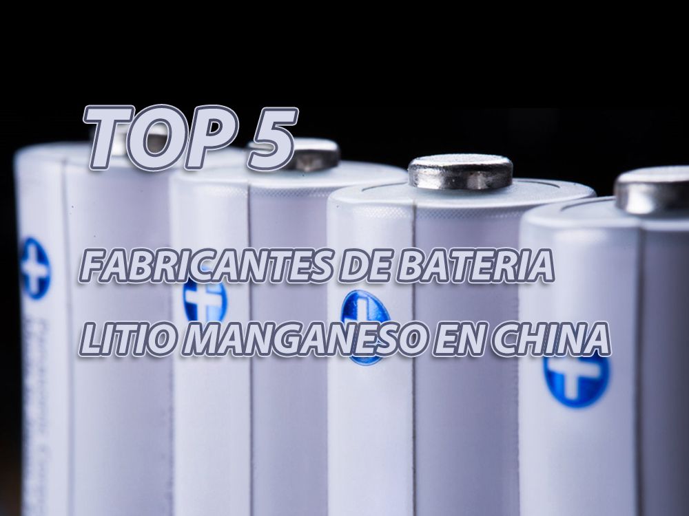 Top 5 fabricantes de bateria litio manganeso en China