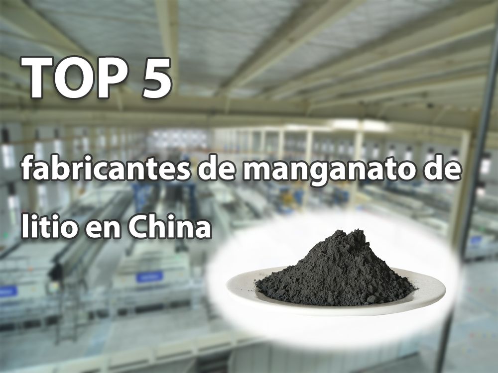 Top 5 fabricantes de manganato de litio en China