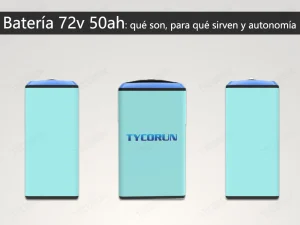 Batería 72v 50ah qué son, para qué sirven y autonomía