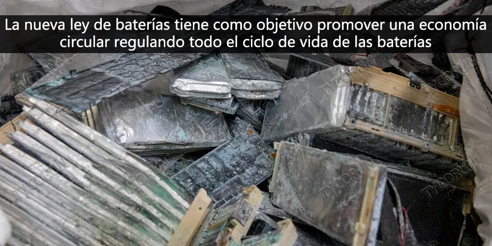 La nueva ley de baterías tiene como objetivo promover una economía circular regulando todo el ciclo de vida de las baterías